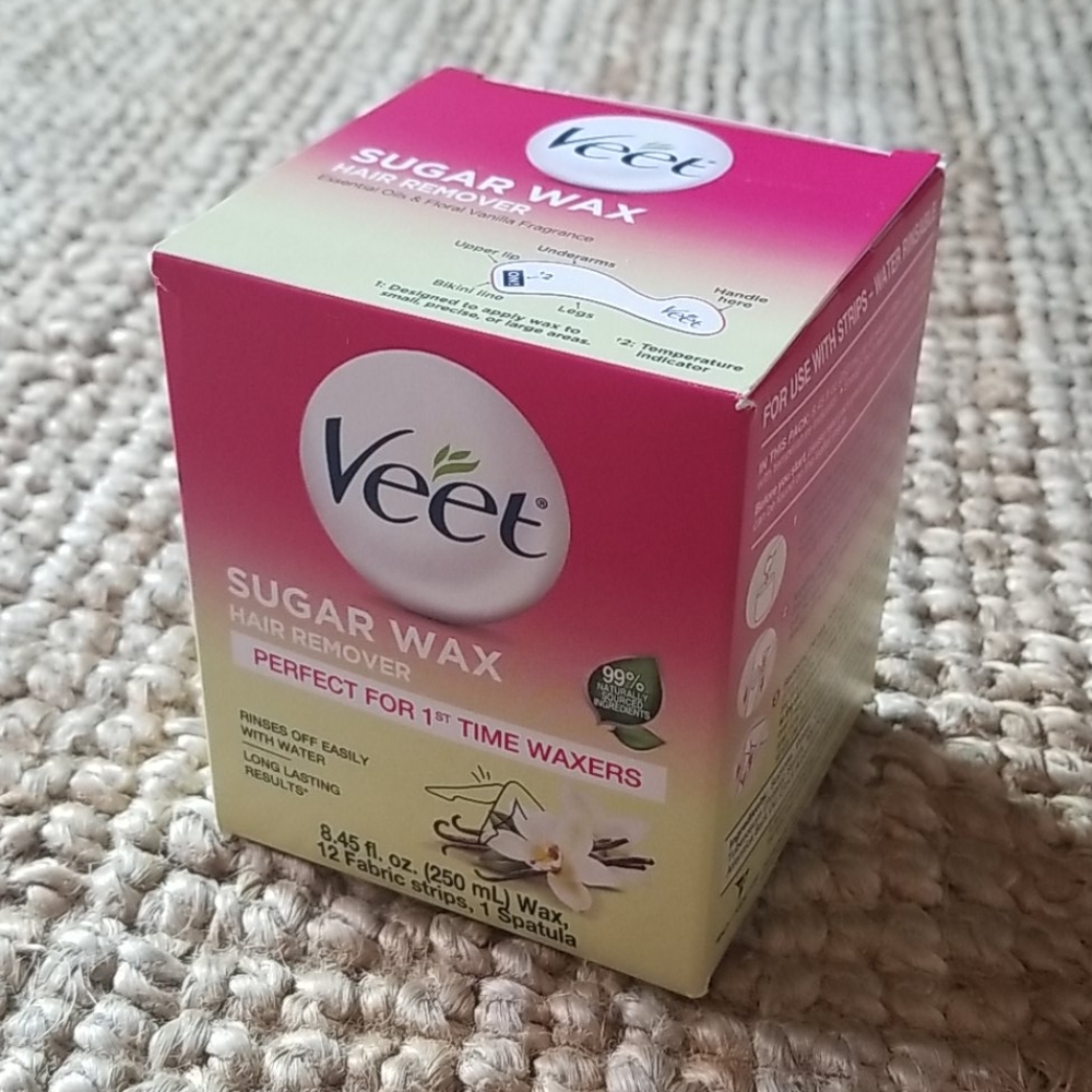 NEW! veet sugar wax kit